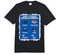 Funny Math Infinite Energy Cat E Ingeniería Mecánica Comfort Colors Adult Heavyweight T-Shirt