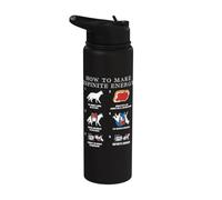 Funny Math Infinite Energy Cat E Ingeniería Mecánica Stainless Steel Insulated Water Bottle