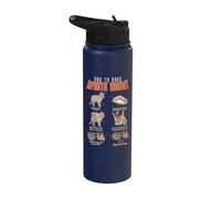Funny Math Infinite Energy Cat E Ingeniería Mecánica Stainless Steel Insulated Water Bottle