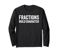 Funny Math Teacher Joke Fractions Build Character Manga Larga