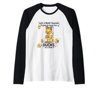 Funny Math Teacher Teacher Appreciation Back to School Camiseta Manga Raglan