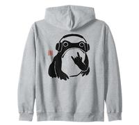 Funny Matsumoto Hoji Grumpy Frog Rock-and Roll Arte Musical Sudadera con Capucha