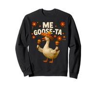 Funny Me Goosta Goose Pun Fiesta con Sombrero y Maracas Sudadera