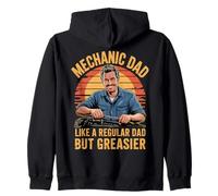 Funny Mechanic Dad Like a Regular Dad but Greasier Sudadera con Capucha