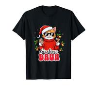 Funny Meme 67 Six Seven 6 7 Bruh Cat Christmas Gen Alpha Camiseta