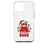 Funny Meme 67 Six Seven 6 7 Bruh Cat Christmas Gen Alpha Carcasa para iPhone 12 Mini