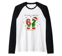Funny Meme 67 Six Seven 6 7 The Year I Survived 6 7 Camiseta Manga Raglan