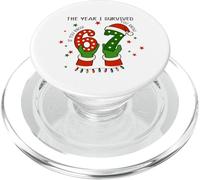 Funny Meme 67 Six Seven 6 7 The Year I Survived 6 7 PopSockets PopGrip para MagSafe