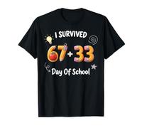 Funny Meme I Survived 100 Days of School 67 Six Seven Camiseta