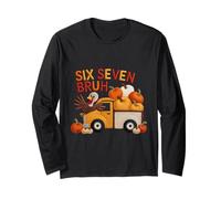 Funny Meme Six Seven Fall Turkey Thanksgiving Gen Alpha 6 7 Manga Larga