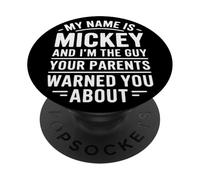 Funny Men Called Mickey Dad Brother Son Tío Padre Sobrino PopSockets PopGrip Adhesivo