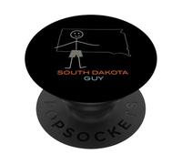 Funny Mens Dakota del Sur, SD Boys South Dakota PopSockets PopGrip Adhesivo