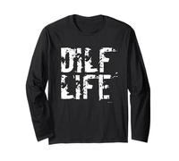 Funny Men's DILF Life Hot Dad Sarcastic Dads Día del Padre Manga Larga