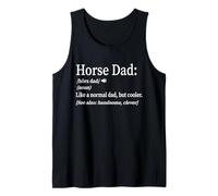 Funny Mens Horse Dad Cool Definition Camiseta sin Mangas