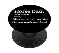Funny Mens Horse Dad Cool Definition PopSockets PopGrip Adhesivo