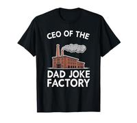 Funny Mens Joke Fathers Retro CEO de The Dad Joke Factory Camiseta