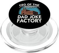 Funny Mens Joke Fathers Retro CEO de The Dad Joke Factory PopSockets PopGrip para MagSafe
