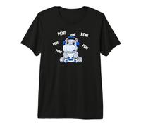 Funny Mens Kids Boys Cartoon Kawaii Video Gamer Hippo Lover Camiseta Premium