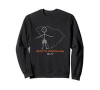 Funny Mens South Carolina, SC Chicos Carolina del Sur Sudadera