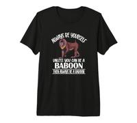 Funny Mens Womens Boy Always Be Yourself Unless Baboon Lover Camiseta Premium