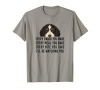 Funny Mens Womens Every Snack Make Begging Bernedoodle Dog Camiseta