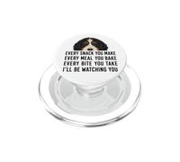 Funny Mens Womens Every Snack Make Begging Bernedoodle Dog PopSockets PopGrip para MagSafe