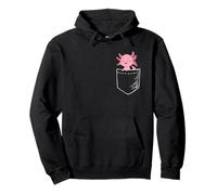 Funny Mens Womens Kawaii Kids Girls Boy Pocket Axolotl Lover Sudadera con Capucha