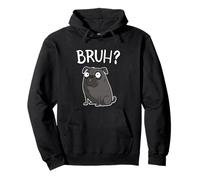 Funny Mens Womens Kids Cartoon Bruh Pug Dog Lover Sudadera con Capucha