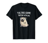 Funny Mens Womens Kids Cartoon Pug Game Pug Dog Lover Camiseta