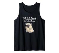 Funny Mens Womens Kids Cartoon Pug Game Pug Dog Lover Camiseta sin Mangas