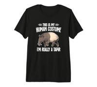 Funny Mens Womens Kids Human Costume Really A Tapir Lover Camiseta Premium