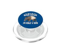 Funny Mens Womens Kids Human Costume Really A Tapir Lover PopSockets PopGrip para MagSafe