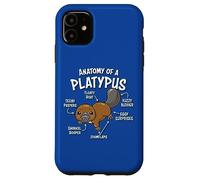 Funny Mens Womens & Kids Kawaii Anatomy of a Platypus Lover Carcasa para iPhone 11