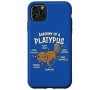 Funny Mens Womens & Kids Kawaii Anatomy of a Platypus Lover Carcasa para iPhone 11 Pro Max