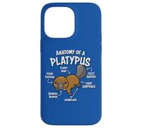 Funny Mens Womens & Kids Kawaii Anatomy of a Platypus Lover Carcasa para iPhone 14 Pro Max
