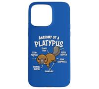 Funny Mens Womens & Kids Kawaii Anatomy of a Platypus Lover Carcasa para iPhone 15 Pro Max