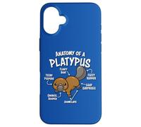Funny Mens Womens & Kids Kawaii Anatomy of a Platypus Lover Carcasa para iPhone 16 Plus