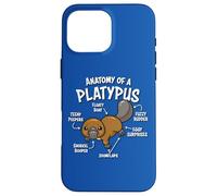 Funny Mens Womens & Kids Kawaii Anatomy of a Platypus Lover Carcasa para iPhone 16 Pro Max