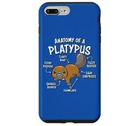 Funny Mens Womens & Kids Kawaii Anatomy of a Platypus Lover Carcasa para iPhone 7 Plus/8 Plus