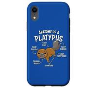 Funny Mens Womens & Kids Kawaii Anatomy of a Platypus Lover Carcasa para iPhone XR