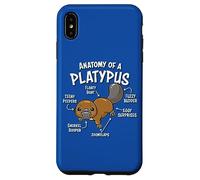 Funny Mens Womens & Kids Kawaii Anatomy of a Platypus Lover Carcasa para iPhone XS Max