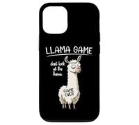 Funny Mens Womens Kids Llama Game Don't Look At The Llama Carcasa para iPhone 12/12 Pro