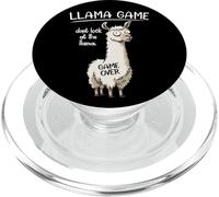 Funny Mens Womens Kids Llama Game Don't Look At The Llama PopSockets PopGrip para MagSafe