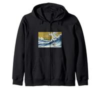 Funny Mens Womens Kids Surfing A Wave Porcupine Lover Sudadera con Capucha