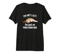 Funny Mens Womens Napping Lazy Power Saving Beagle Dog Lover Camiseta Premium