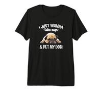 Funny Mens & Womens Take Naps and Pet Pug Lover Camiseta Premium