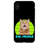 Funny Meow Surprised Cat, EW. People Illustration Graphic Carcasa para iPhone XS MAX