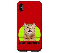 Funny Meow Surprised Cat, EW. People Illustration Graphic Carcasa para iPhone XS MAX