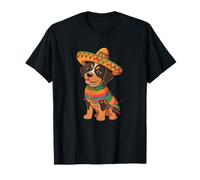 Funny Mestizo Sombrero Mexicano México Cinco De Mayo Dog Camiseta