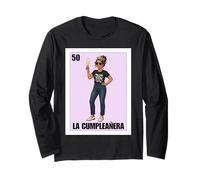 Funny Mexican 50th Birthday Girl Design - La Cumpleañera Manga Larga